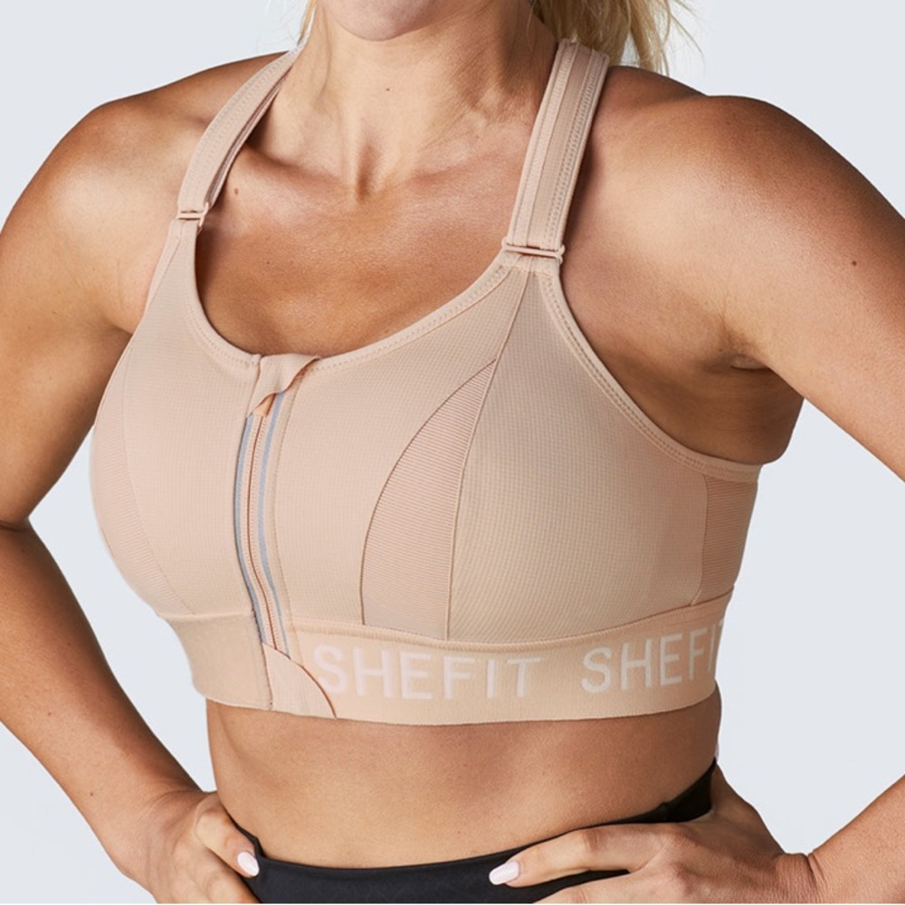 SHEFIT | High Impact Ultimate Pink Sports Bra in Luxe